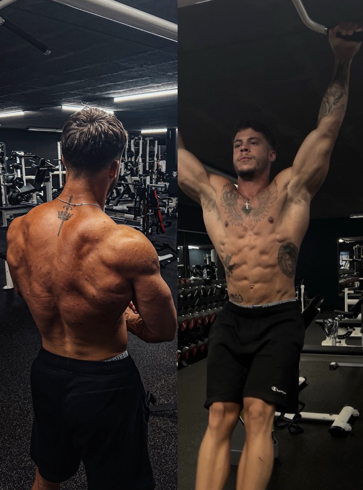 Detailaufnahme eines Krafttrainings